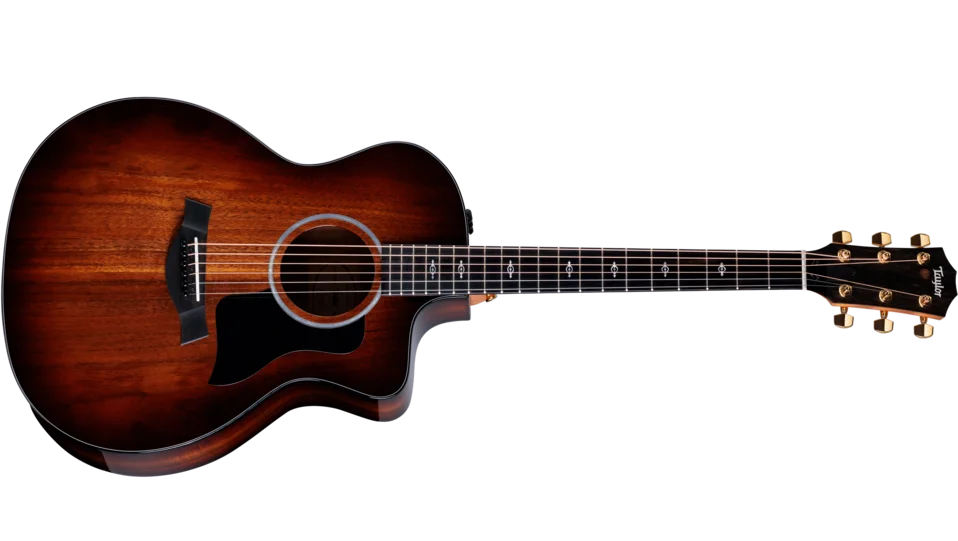 224ce-K DLX Hawaiian Koa Acoustic-Electric Guitar | Taylor Guitars